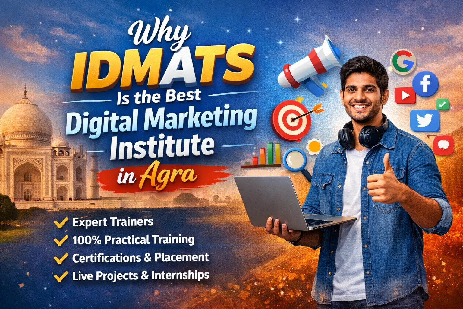 Why IDMATS Is the Best Digital Marketing Institute in Agra