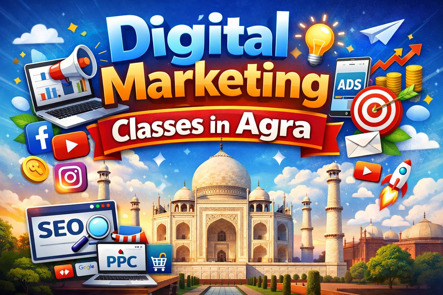 Digital Marketing Classes In Agra – Make A Career With IDMATS